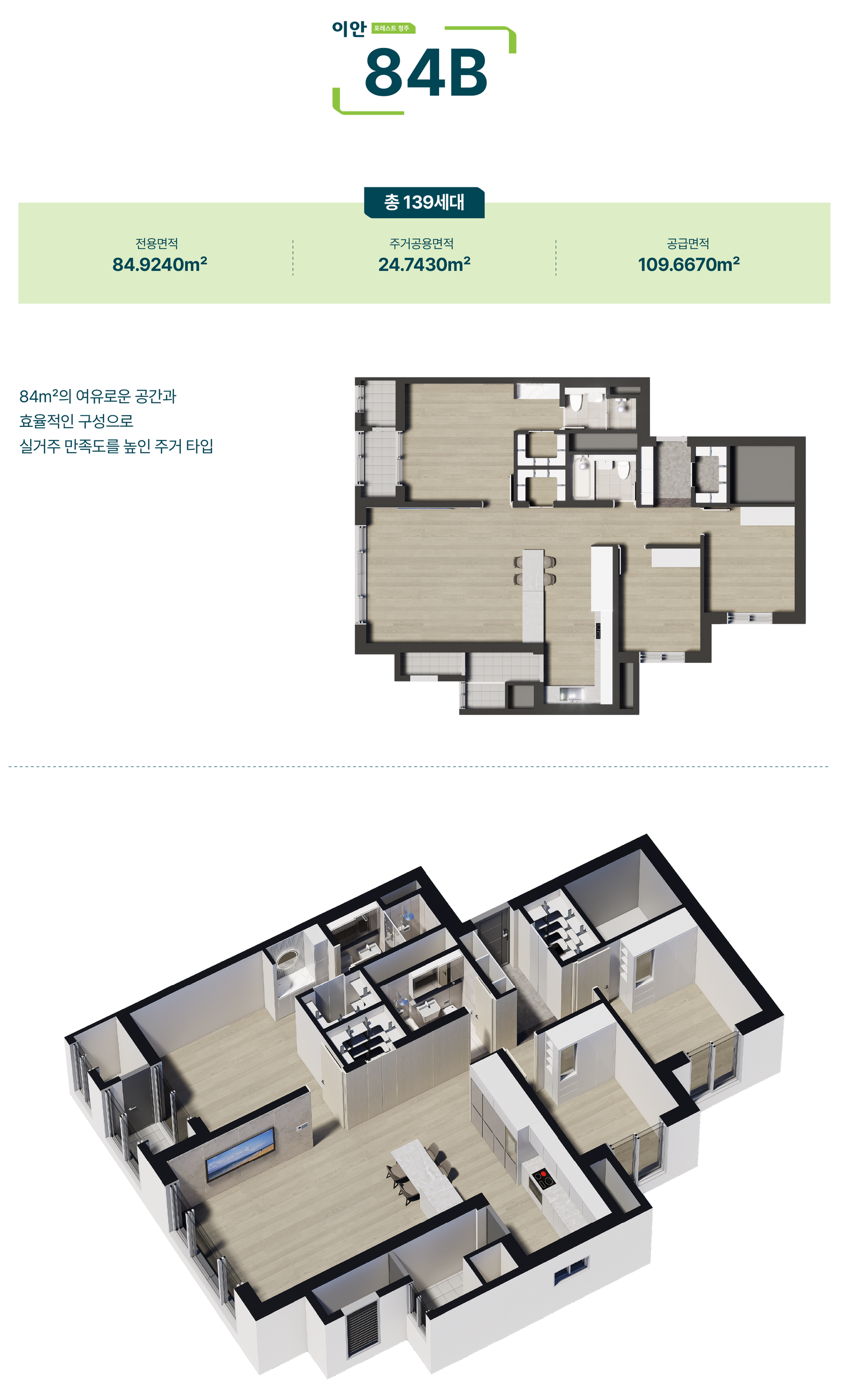 이안포레스트청주 평형대