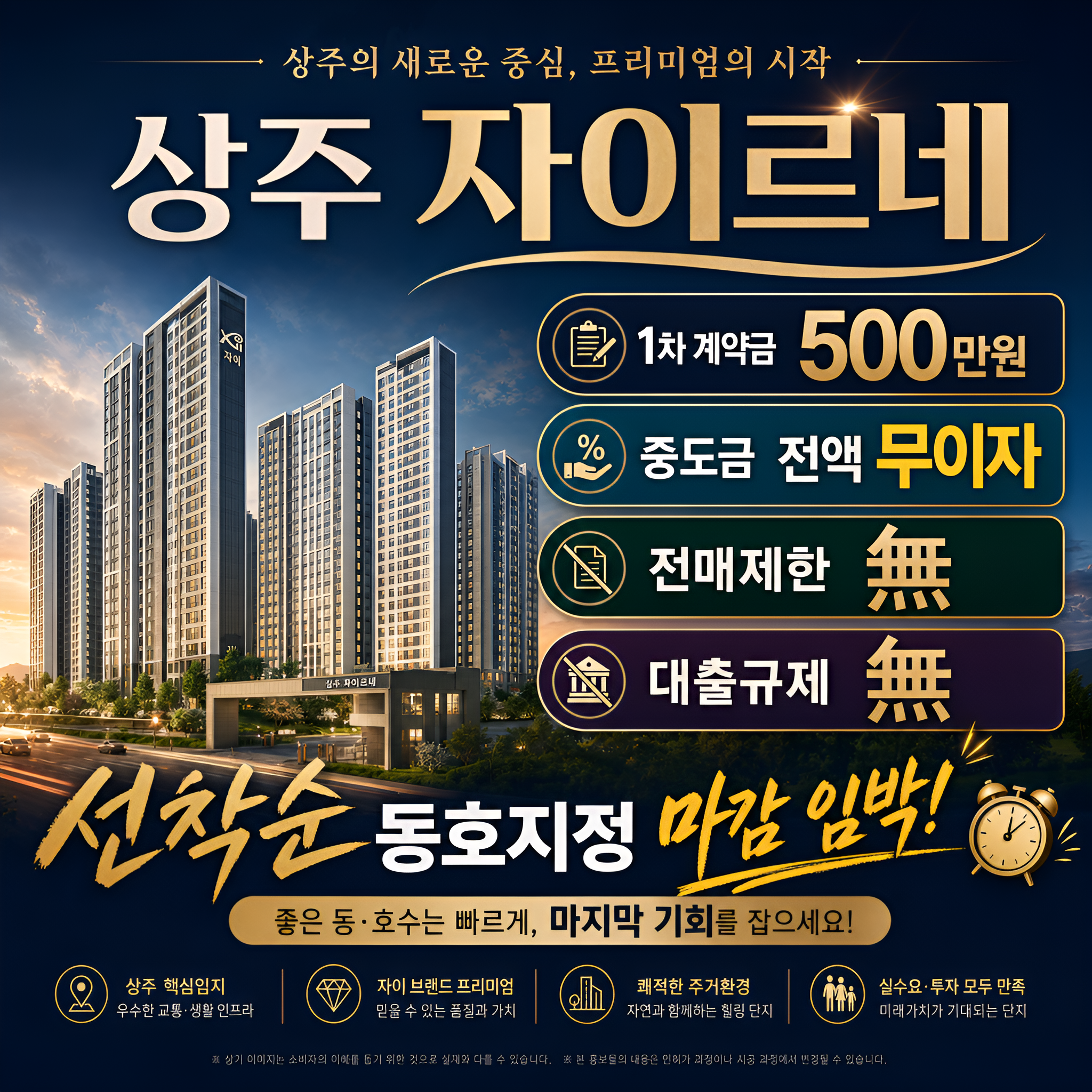 상주자이르네 파격혜택